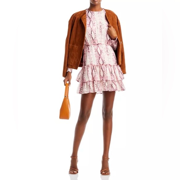 Aqua Dresses & Skirts - 🤎 AQUA Snake Print Metallic Mini Dress – Bloomingdale’s Exclusive – Size M ✨